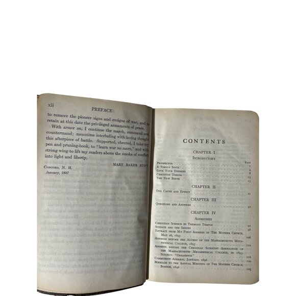 Antique Miscellaneous Writings 1883-1896 By Mary Baker Eddy Hardcover Book - Picture 6 of 16